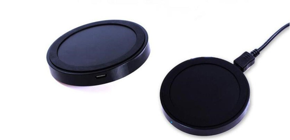 UPsztec Q5 Wireless Charger Pad For Samsung Galaxy S7 / S7 Edge / S6 Edge Plus / S6 and All Qi-enabled Devices(black-black)