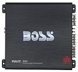 BOSS Audio Systems R2504 - Riot 1000 Watt, 4 Channel, 2 4 Ohm Stable Class AB, Full Range, Bridgeable, Mosfet Car Amplifier with Remote Subwoofer Control