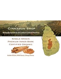 Canela de Ceilán (100% orgánico certificado, 500 mg, 90 Cápsulas), 90