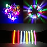 Light Up My Party Toy 180 Pcs LED Glow in the Dark Party Favors Pack. 8