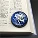 Waltz&F Crystal Blue Earth Paperweight Galss Globe Hemisphere Home Office Table Decoration