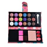 26Colors Cosmetic Eyeshadow Blush Lip Gloss Powder Makeup Palette (Pink)