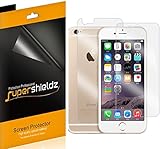 iPhone 6S Plus [Front + Back] Full Body Screen Protector, Supershieldz Apple iPhone 6S Plus High Definition (HD) Clear Shield -Lifetime Replacements Warranty [3 Front and 3 back] - Retail Packaging
