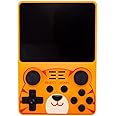 BBDI POWKIDDY RGB20S Handheld Game Console, 3.5 Inch IPS Portable Retro Arcade Built-in 20,000 Games, Yellow