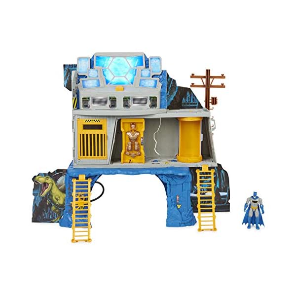 DC Comics BATMAN 3-in-1 Batcave Playset with Exclusive 4-inch BATMAN Action Figure
