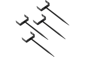 QZATTCAEN Rainwater Downspout Bracket - Heavy-Duty Galvanized Iron with Eco-Friendly Coating, Adjustable Size, Rust-Proof Anchor for Pipe Support, Easy Installation (4 Pack)