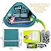 Teal-Blue-Drawstring-Backpacks-Bags-in-Bulk Reflective Gym Bag 10 Pack, Sports String Back Packs Sackpack Cinch Bags