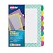 Avery Ultralast Big Tab Plastic Dividers, 8 Tabs, 1 Set, Assorted Designs (24903) primary