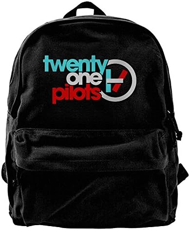 ATTENRY Canvas Backpacks 21 Pilots Canvas Backpack Travel Rucksack Backpack Daypack Knapsack Laptop Shoulder Bag
