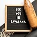 Felt Letter Board - Vintage Corporate Peg Message Board - 10 by 10 inch Oak Wood Frame, 290 White Changeable Letters, Numbers and Punctuation - Desk Stand, Mounting Hook, and Free Letter Bag