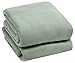 Italian Collection LUXURIA Micro Plush Full Blanket, SAGE
