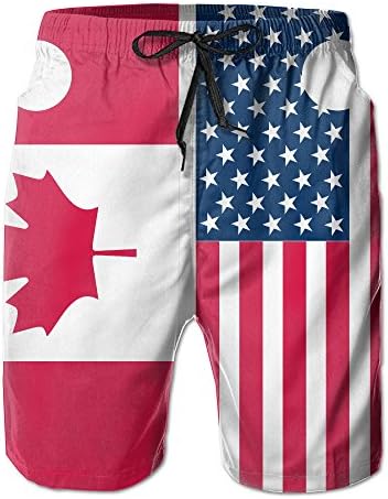 Canadian And American L Beach Pants Of Men Hipster Summer Pants Casual Quick - Dry Bathing Suits For Swim Trunks Cargo Shorts With Ventilation Summer Fast-Drying Beach Short