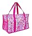 BVGIFTS Utility Organizer mini tote hand bag keep it caddy in Pink Paisley