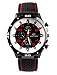 GT Racer Sport Watch Military Pilot Aviator Army Style Black Silicone Red Men Watches