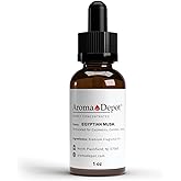 Aroma Depot Egyptian Musk Fragrance Oil 30ml Premium Egyptian Musk Essential Oil with Dropper for Candle Making, Soap Making, Bath Bombs, and More. Undiluted & Alcohol Free Scented Oil. (1 fl oz.)