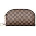 Women Coin Purse Shell Leather Coin Pouch Key Chain Small Makeup Bag (B)