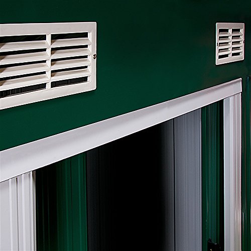 Gerätehaus Metall 196x122x180 cm Verzinkt Gartenhaus Gartenlaube Metallgerätehaus Geräteschuppen – Bild 6