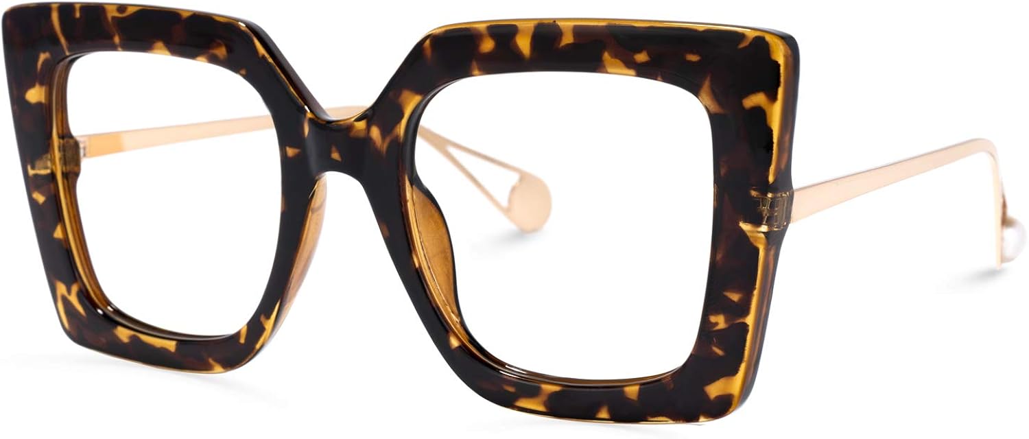 Zeelool Readers Oversized Square Blue Light Blocking Reading Glasses