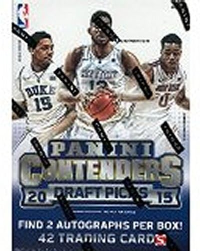 2015 2016 Panini Contenders NBA Draft Picks Basketball Unopened Blaster Box of Packs with 2 Guaranteed Autographs Per Box
