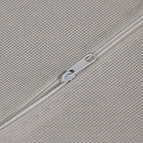 DIOMMELL Foldable Cloth Storage Box Closet Dresser Drawer Organizer Fabric Baskets Bins Containers Divider for Clothes Underwear Bras Socks Lingerie Clothing,Set of 6 Grey 060