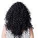 ATOZWIG Medium Long afro Kinky Curly wig Synthetic Wig for Black Women With Baby Hair