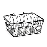 Spectrum Diversified Twist Wire Storage Basket, Medium, Black