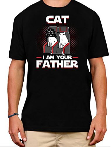 Cat I Am Your Father Funny Darkside Darth Vader Kitty Mens Tshirt