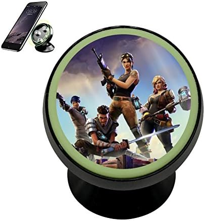 JTYGREL For-Tnite Magnetic Vehicle Mounted Mobile Phone Bracket Holder 360 With Noctilucent Function