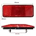 C-Pioneer Bicycle Bike Safety Caution Warning Reflector Disc For Rear Pannier Racks Frame