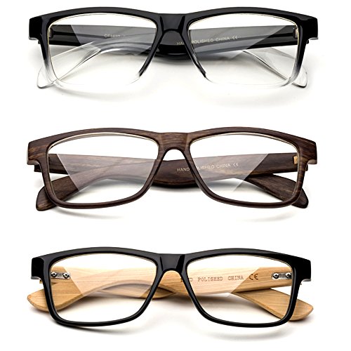 Unisex Clear Frames Squared Design Comfortable Stlyish for Women and Men