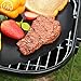 LauKingdom Round BBQ Grill Mats, 15 inch Set of 5 Non-stick Reusable Easy-clean Grilling Mat