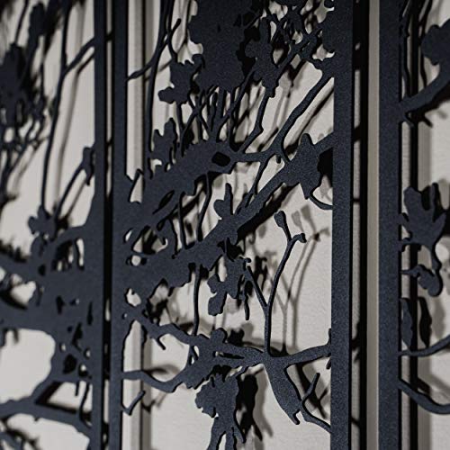 northshire 4 Panels Tree of Life Metal Wall Art For Living Room 10" x