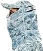 Aqua Design Sun Wind Mask for Men Size Adjustable XS-2XL: UPF 50+ Half Mask Tube: Aqua Sky