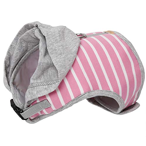 Transser Dog and Cat Universal Harness with Leash Set, Escape Proof Cat Harnesses, Adjustable Cat Vest Harness with Reflective Soft Harnesses, Best Pet Supplies, for Kitten Puppy (XS, Pink)