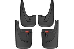 Husky Liners — Front & Rear Mud Guards | Fits 2019-2024 Ram 2500, Ram 3500 (Without Fender Flares & Excludes Dually, Front & Rear - Black, 4 Pc | 58046