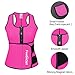 FeelinGirl Neoprene Sauna Suit - Sauna Tank Top Vest with Adjustable Shaper Trainer Belt 3X-Large, Pink