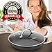 Non Stick Skillet Frying Pan: Premium Aluminum Fry Pans with Glass Lid & Stainless Steel Handle - Non-Stick Saute Pan - Dishwasher & Oven Safe (10 Inch Pan with Lid)