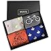 SUTTOS Elite Men's Fashion Pattern Fun Colorful Cotton Casual Dress Socks,4 Pairs with Gift Box - Multicoloured - One size