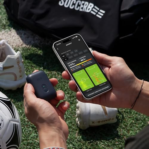 SOCCERBEE-Pro2 - GPS Tracker and Vest for Tracking Activities of Outdoor Sports Athletes Such as Soccer, Football, Rugby, Hockey, and Lacrosse (Small)