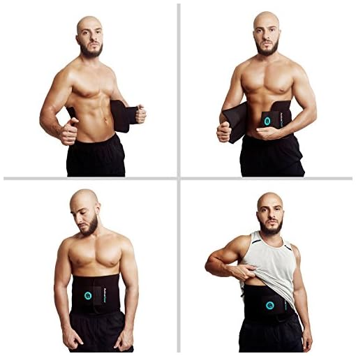 ActiveGear Waist Trimmer Belt Slim Body Sweat Wrap for Stomach and Back Lumbar Support - Image 6
