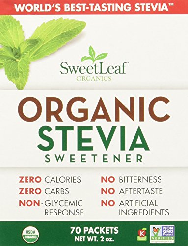 Sweet Leaf Stevia Organic Sweet Leaf Stevia Packets - 70 ct