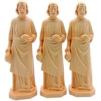 3 X St Joseph Statue Home Seller Faith Saint House 3.5 Inch Figurine NEW by ShopCatholic