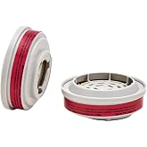 MSA 815369 Advantage Respirator Particle Filter - Low Profile P100, Quantity: 2 per Pack, Dusts/Particles/Mists Respirator Cartridge, Light Weight NIOSH-Certified