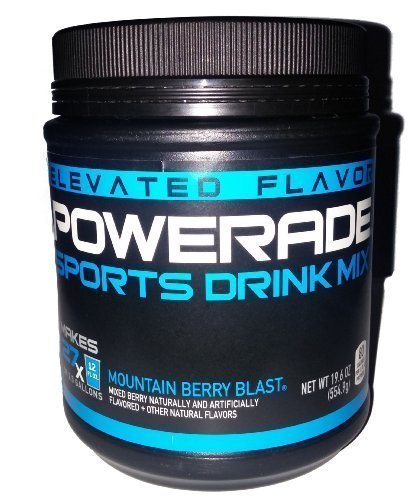 Powerade Sports Drink Mix Mountain Berry Blast Sports Drink Powder Mix 19.6oz Makes 2.5 Gallons