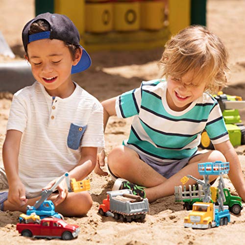 DRIVEN by Battat Micro Logging Truck Toy Logging Truck with Lights