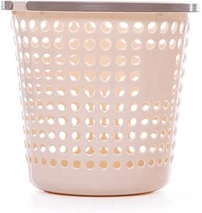 HYYDP Papeleras Cesto de Basura pequeño, Redondo, de plástico