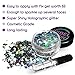 Body Glitter for Face, Body and Hair - Versatile Festival Accessories, Chunky Rave & Cosmetic Glitter - Includes Long Lasting Fix Gel