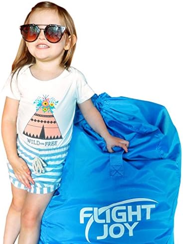 FlightJoy Car Seat Travel Bag - Best for Airport Gate Check - Ultra Durable Carseat Airplane Bag with Padded Shoulder Straps - Must Have for Child Car Seats, Infant Carriers and Booster