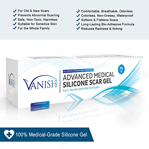 Vanish Silicone Scar Gel ExtraStrength Silicone Scar Removal Cream