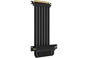 GLOTRENDS 300mm PCIe 3.0 X16 Riser Cable for Low-end PCIe 3.0 GPUs, Such as GeForce RTX 20/GTX 16/GTX 10 Series and AMD Radeo